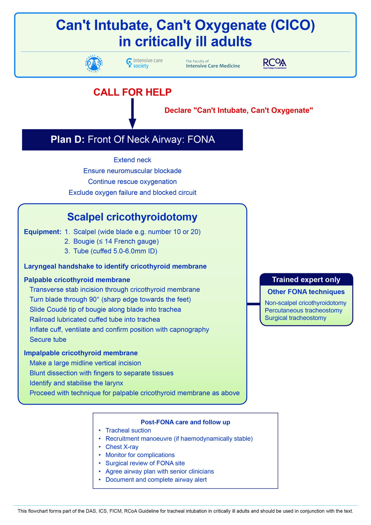 DAS guidelines for management of tracheal intubation in critically ill adults - Algorithm 2